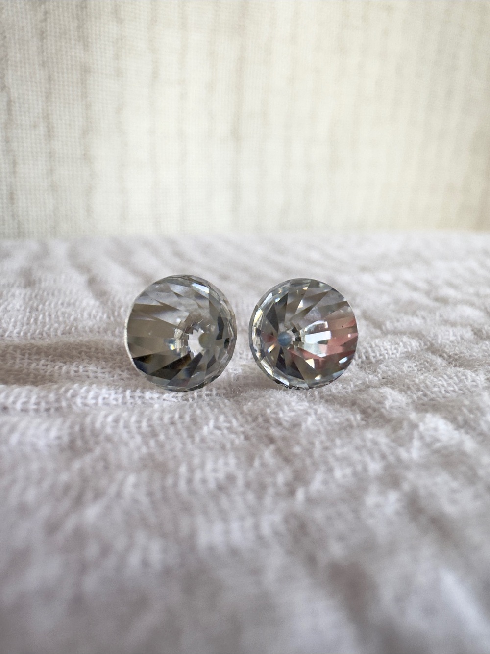 Vintage Crystal Stud Earrings
